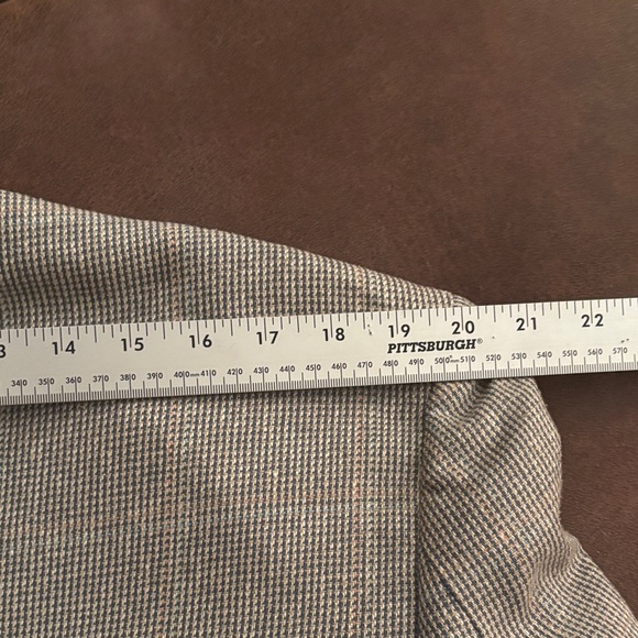 Cellini Collection Gray w/ Blush/Blue accents Men's Blazer - Picture 6 of 16